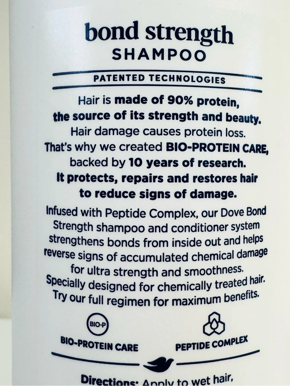 Dove bond strength